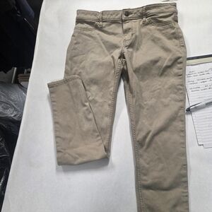 Beige Casual Pants